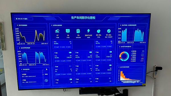青岛中新华美数字化车间