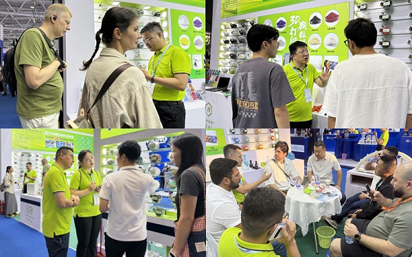 中新华美展位现场