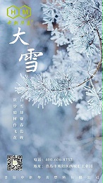 今日大雪|青岛中新华美愿你健康平安，温暖向前