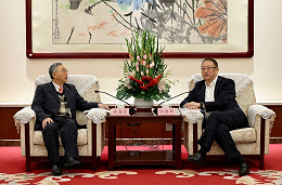 推动两岸交流合作融合发展：民革中央主席郑建邦会见台湾奇美集团一行
